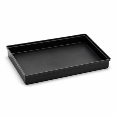 黒い電導性ESDPPトレイ 345x225x60mm PCB処理とパッケージングのために