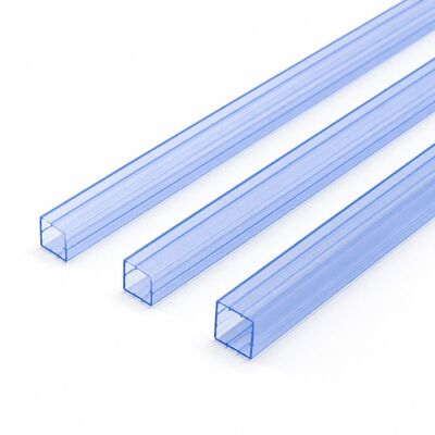 透明なESD PVC Square IC パッケージチューブ 部品保管用のカスタムサイズ