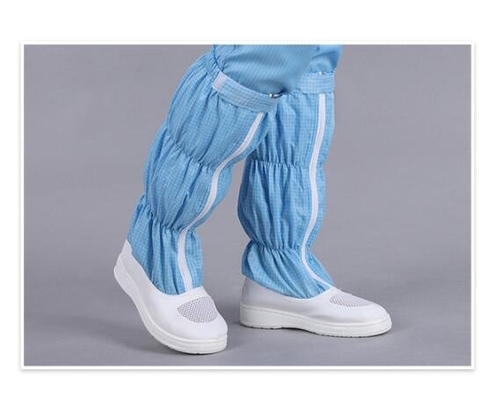 34-50のクリーンルームの付属品、ポリ塩化ビニールOutsoleが付いている反静的な仕事のブーツを大きさで分類しなさい