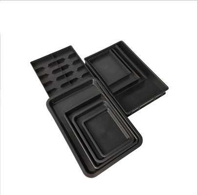 内部サイズ215x140x110mmのパッケージングソリューションのためのESDプラスチックトレイの深さ130mm