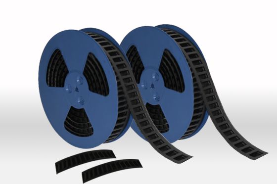 高精度ESDキャリアテープ、SMDパッケージ用、紙およびプラスチックタイプ、カスタムサイズあり