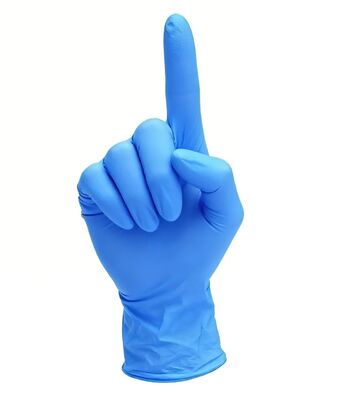 カスタム 産業用品 ラテックスフリー 検査 ブルー/オレンジ 使い捨て用 100% ニトリル手袋 粉末なし