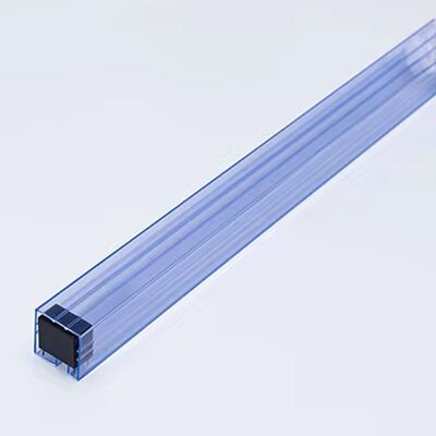 透明なESD PVC Square IC パッケージチューブ 部品保管用のカスタムサイズ