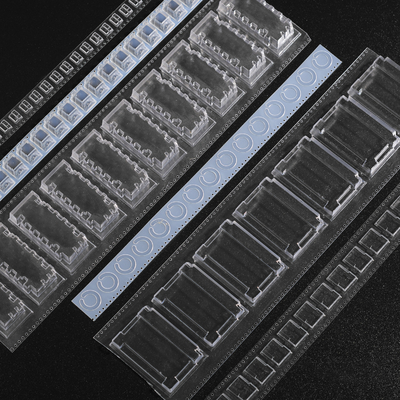 ABS ICの抵抗器のコンデンサーのヒューズの変圧器のためのプラスチックSmtのテープそして巻き枠