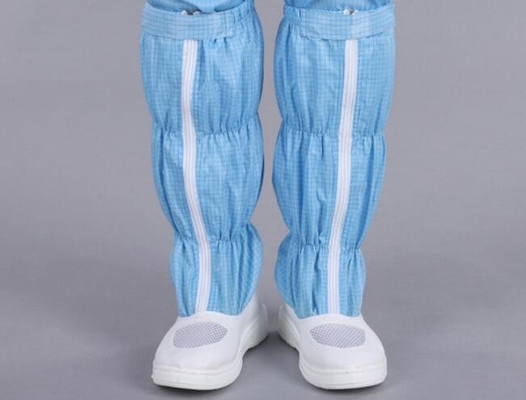 34-50のクリーンルームの付属品、ポリ塩化ビニールOutsoleが付いている反静的な仕事のブーツを大きさで分類しなさい