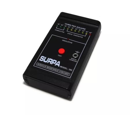 携帯用ASTM D-257の反静的な付属品ESD 90%RH 9Vの表面抵抗のテスター