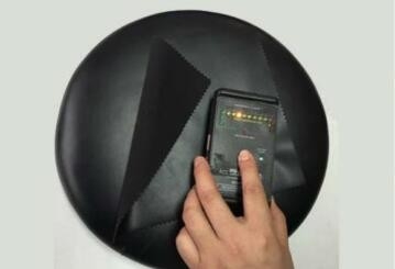 0.8mmの厚さの反静的な付属品PU ESDの伝導性の伸縮性がある革