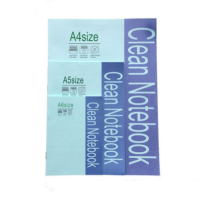 ポリ塩化ビニールはリント・フリー50ページA5のクリーンルームの螺線形ノートをカバーする